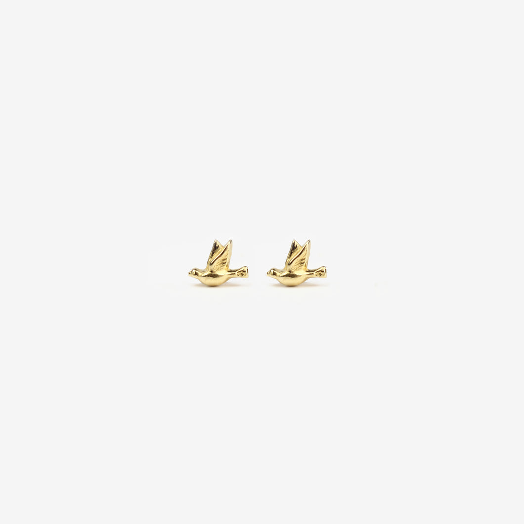 'Tiny Dove Earrings' von Elisabeth Schotte