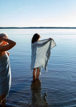 Load image into Gallery viewer, 'Merellä' sauna and bath towel by Elina Helenius
