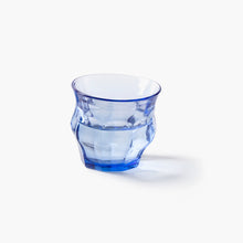 Load image into Gallery viewer, 'Tipsy' glasses, blue, in a set 
