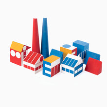 Load image into Gallery viewer, &#39;Factory Town&#39; blocks by Ladislav Sutnar
