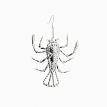 Load image into Gallery viewer, Bohemian glass bead ornament 'Crayfish'
