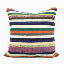 Load image into Gallery viewer, Vintage kilim floor pillow 70x70cm
