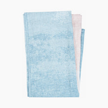 Load image into Gallery viewer, &#39;Saari&#39; linen towel by Aoi Yoshizawa, blue-pink
