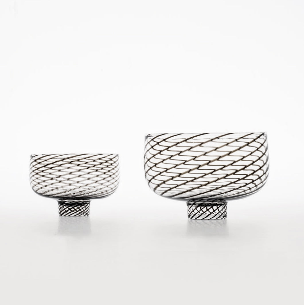 'VM' / 'VP' Glasschalen von Laurence Brabant