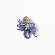 Load image into Gallery viewer, &#39;Day Octopus&#39; brooch by Trovelore
