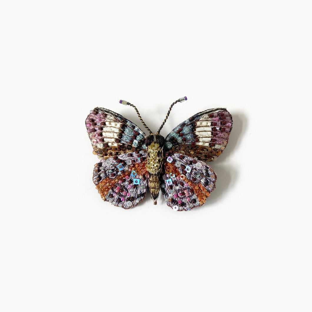 'Purplewing Butterfly' Brosche von Trovelore