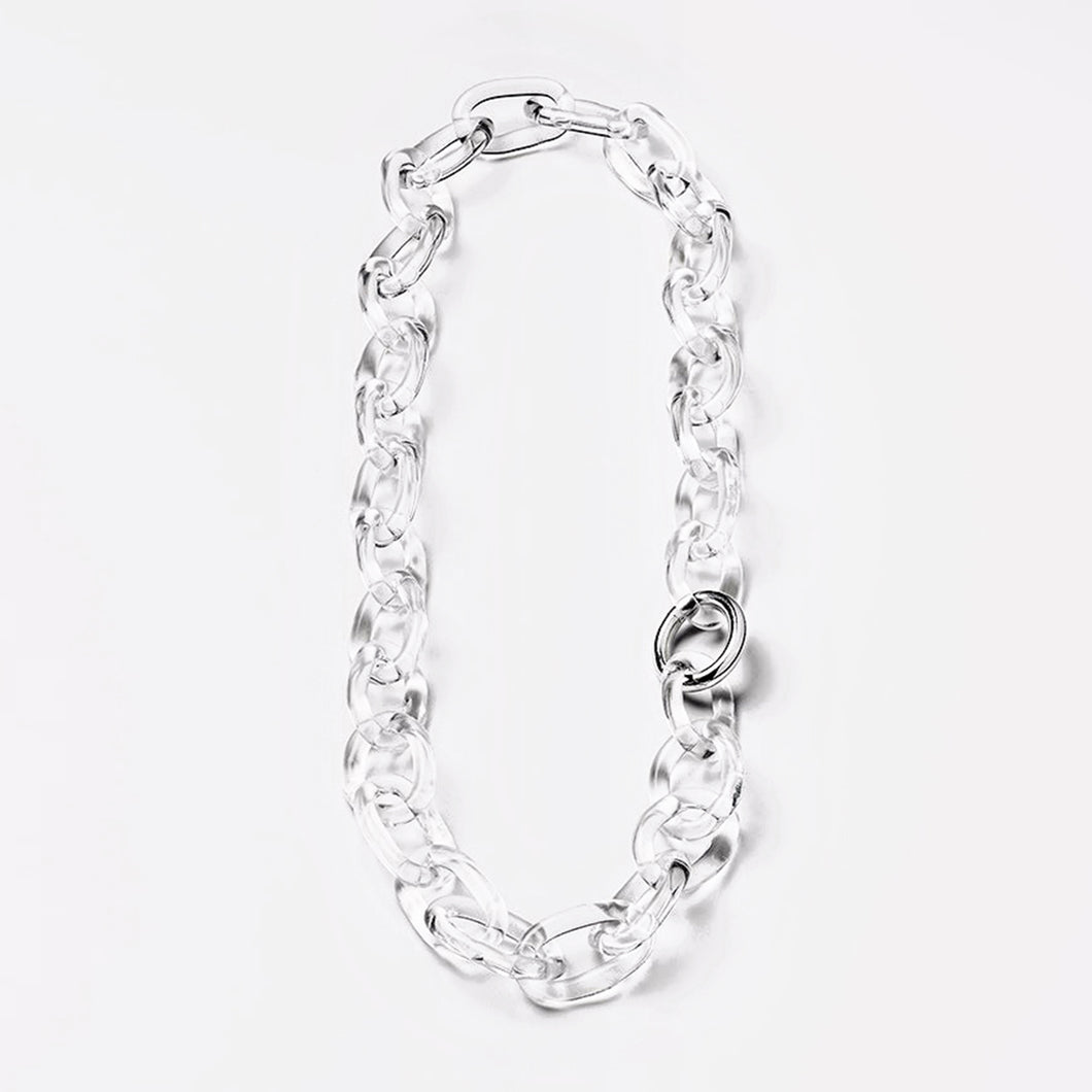 'XYZ' glass necklace by Christian Metzner