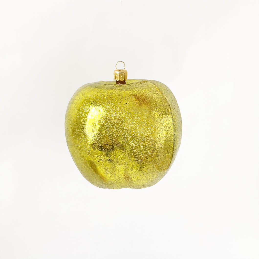 Holiday Ornament 'Big Golden Apple'