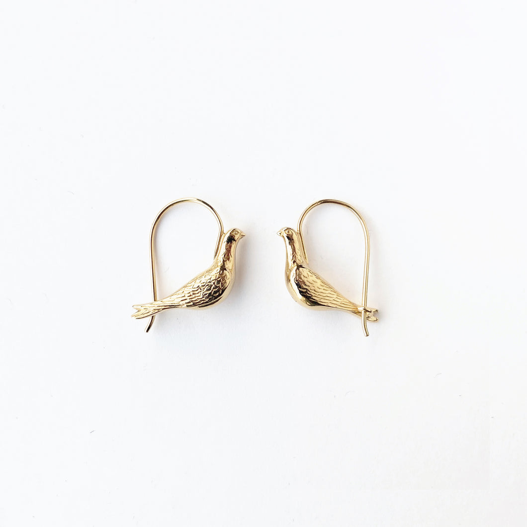 'Dove Earrings' by Elisabeth Schotte