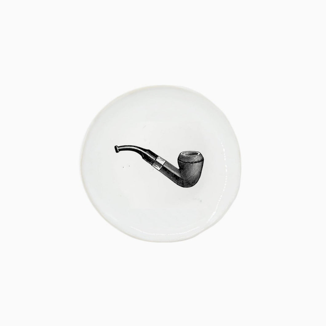 Small plate 'Pipe' by Kühn Keramik