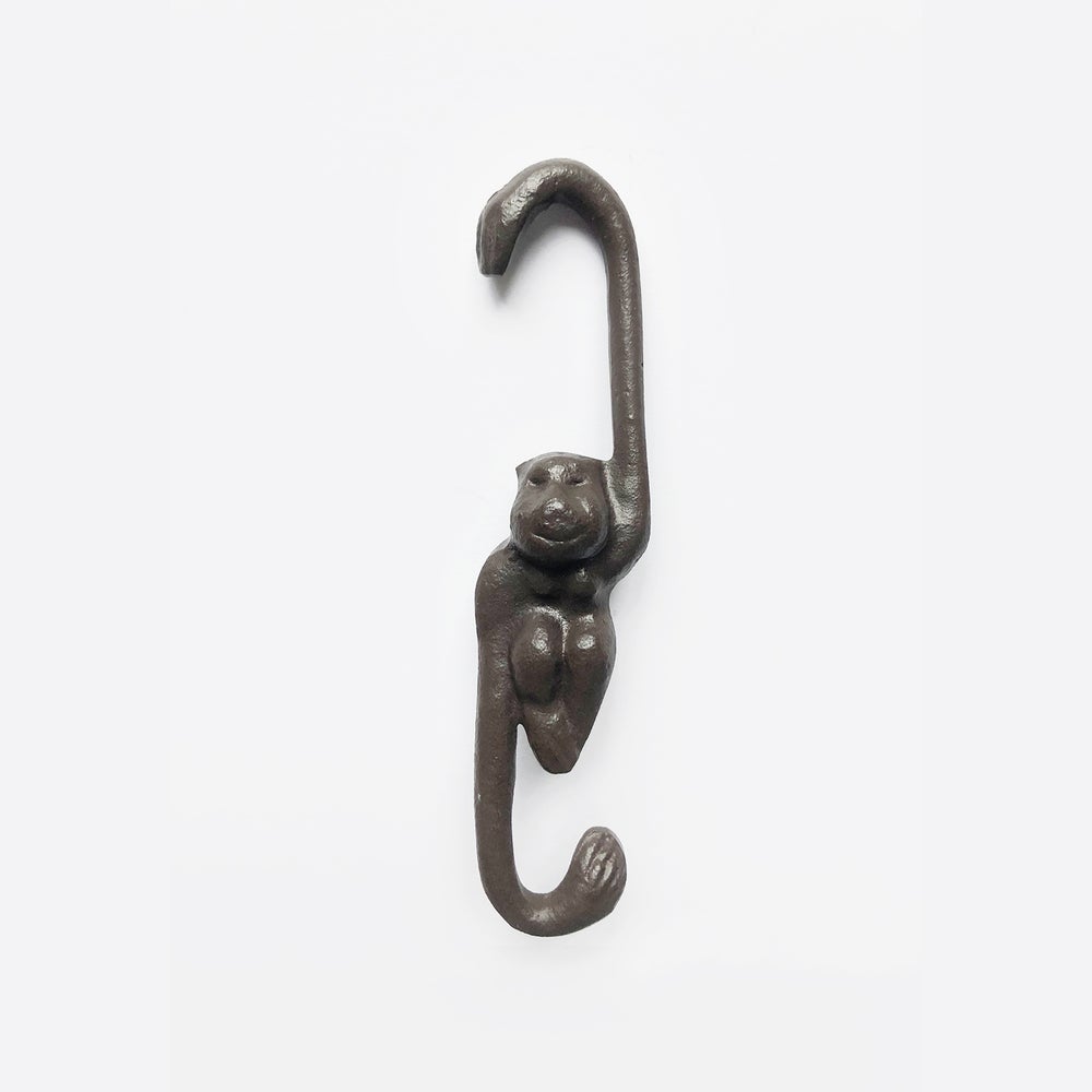 Cast iron 'Monkey' wall hook 