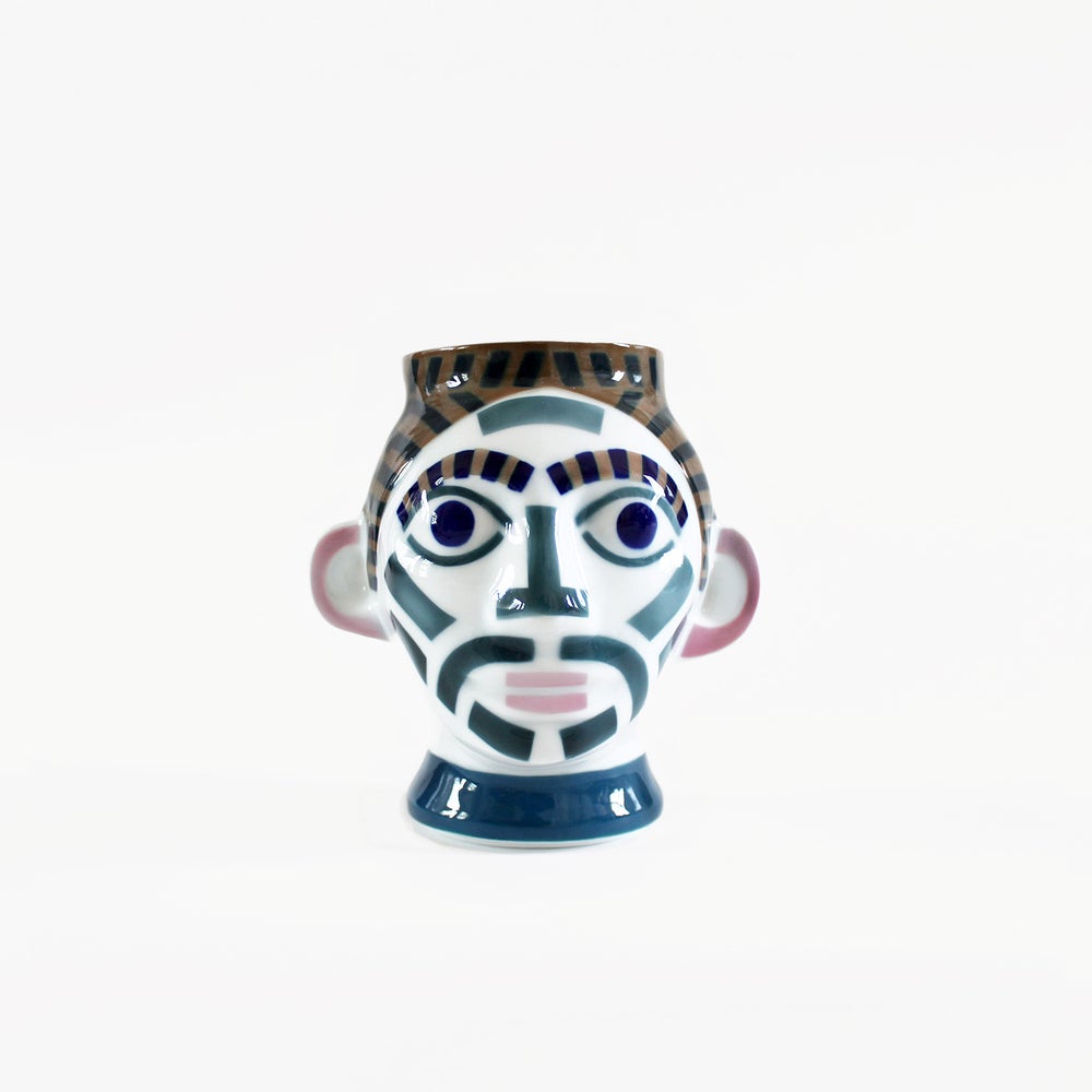 'Cabeza Hombre' vase by Sargadelos