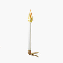 Load image into Gallery viewer, Holiday Ornament &#39;White Candle&#39;
