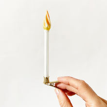 Load image into Gallery viewer, Holiday Ornament &#39;White Candle&#39;
